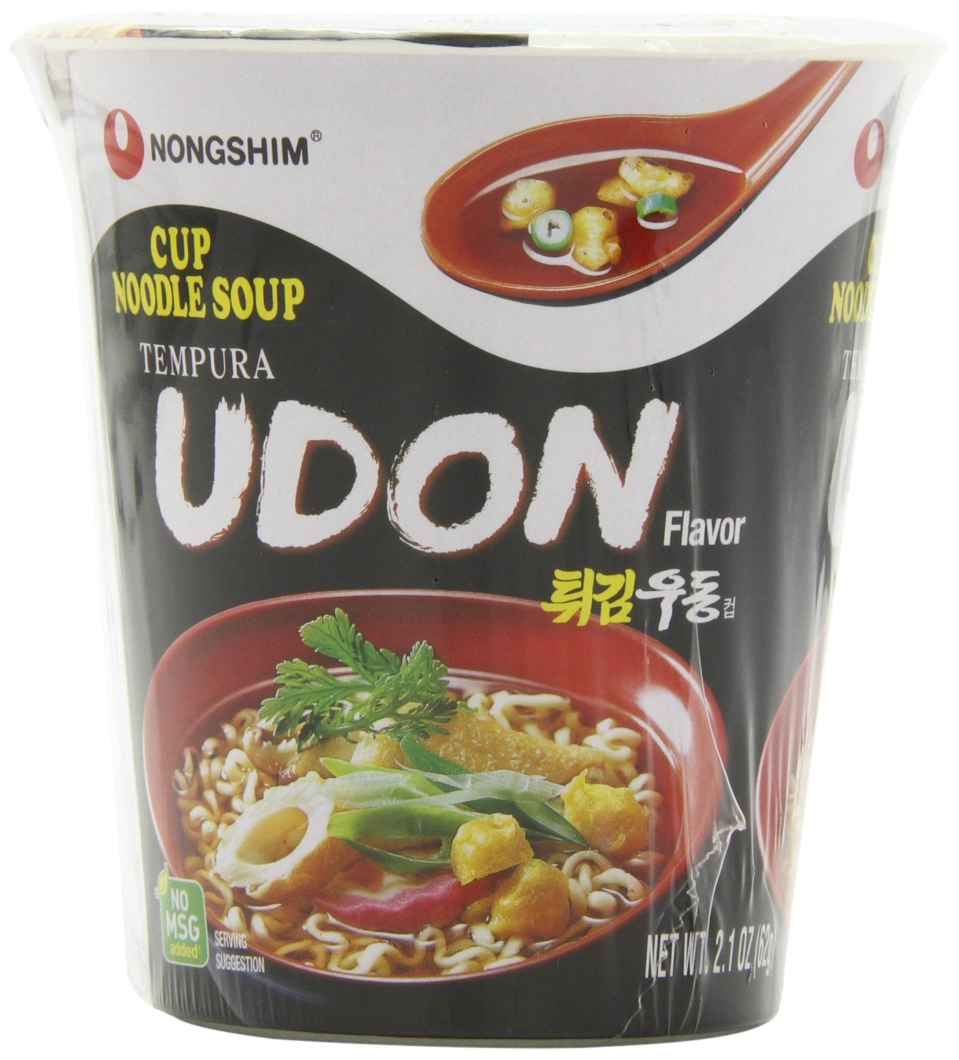 Nongshim Cup Noodle Soup, Tempura Udon, 2.1 Ounce (Pack Of 6)