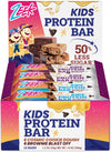 ZEEK BAR - Kids Protein Bars - 50% Less Sugar, 8g Protein - All Natural, Non-GMO, Gluten Free - Variety, 12 Count