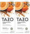 Tazo Pumpkin Spice Latte Black Tea Concentrate, 32 Oz (Pack Of 2) With Coasters