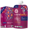 Cerebelly Organic Baby Food Pouches, Beet Carrot Blueberry Purees, 16 Nutrients, No Added Sugar, Fiber & Non-GMO, 4oz, 12 Pack