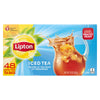Lipton Unsweetened Iced Tea Bags, Family Size Zero Calories, 48 Total Bags