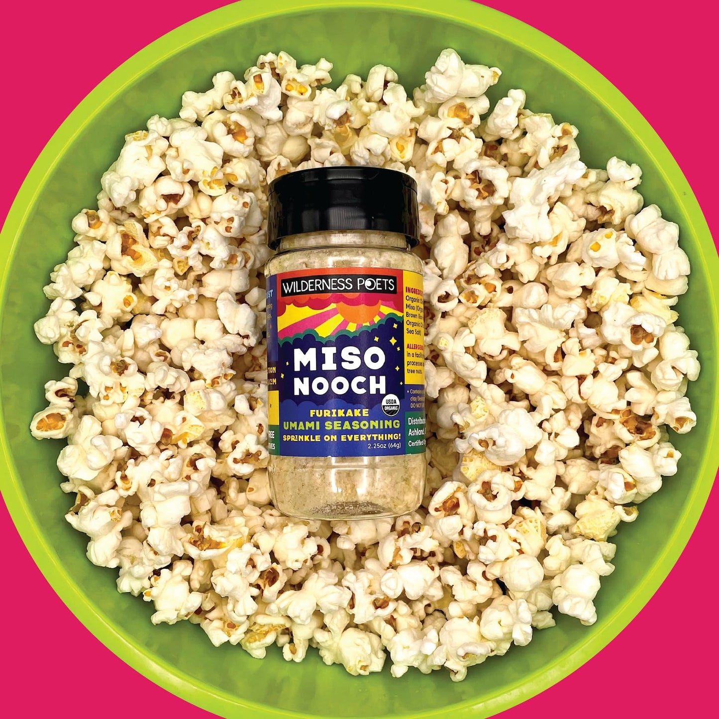 Wilderness Poets Miso Nooch Umami Seasoning - Organic, Vegan, Soy Free, 8.25 Ounce (Pack of 1)