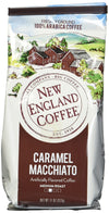 New England Coffee Caramel Macchiato Medium Roast Ground Coffee, 11Oz Bag (Pack Of 6)