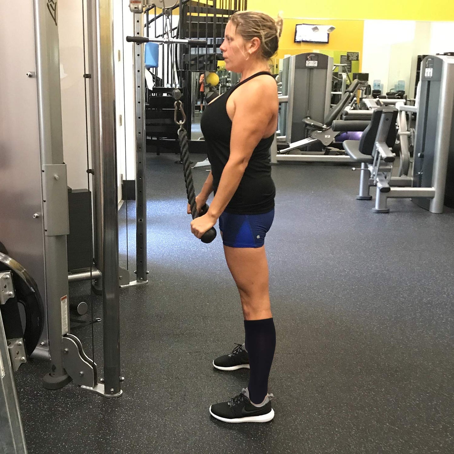 Double Couple 7 Pairs Copper Compression Socks For Men Women 20-30 Mmhg Knee High Stockings