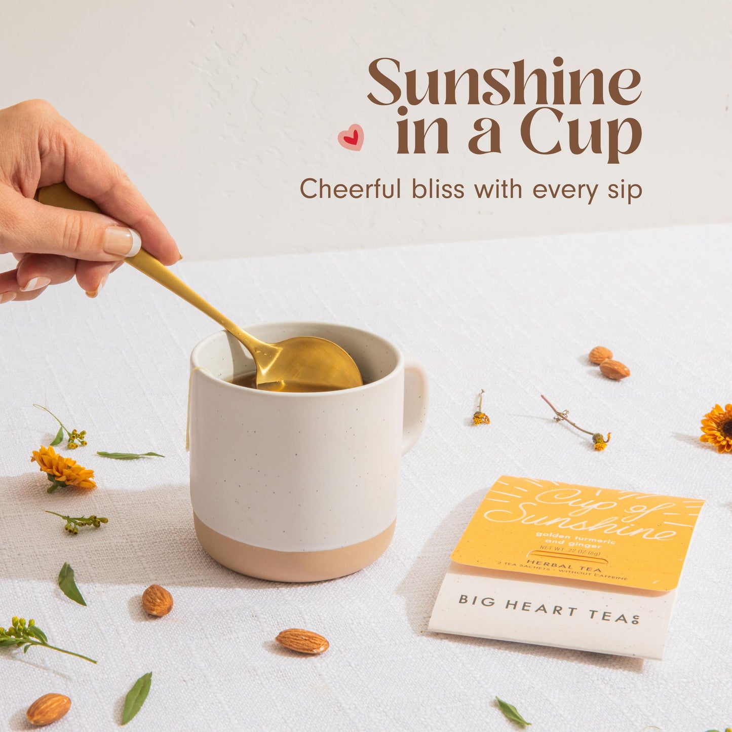 Unboxme Gifts Mini Sunshine Tea Gift Box - Includes Citrus Lip Balm, Mug & More | Cheerful, Small Gift Set For Women - Perfect F
