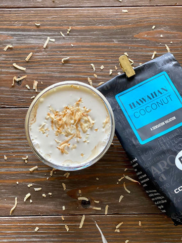 Hawaiian Coconut Coffee By Coffee Beanery | 12Oz Flavored Coffee Ground Medium Roast Coffee| 100% Specialty Arabica Coffee Ground | Gourmet Coffee | Flavored Ground Coffee Medium Roast