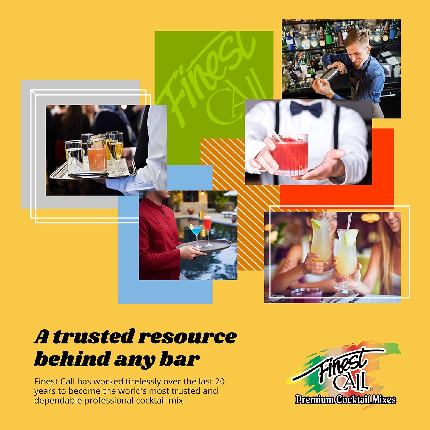 Finest Call Premium Passion Fruit Puree Drink Mix, 1 Liter Bottle (33.8 Fl Oz), Pack Of 6