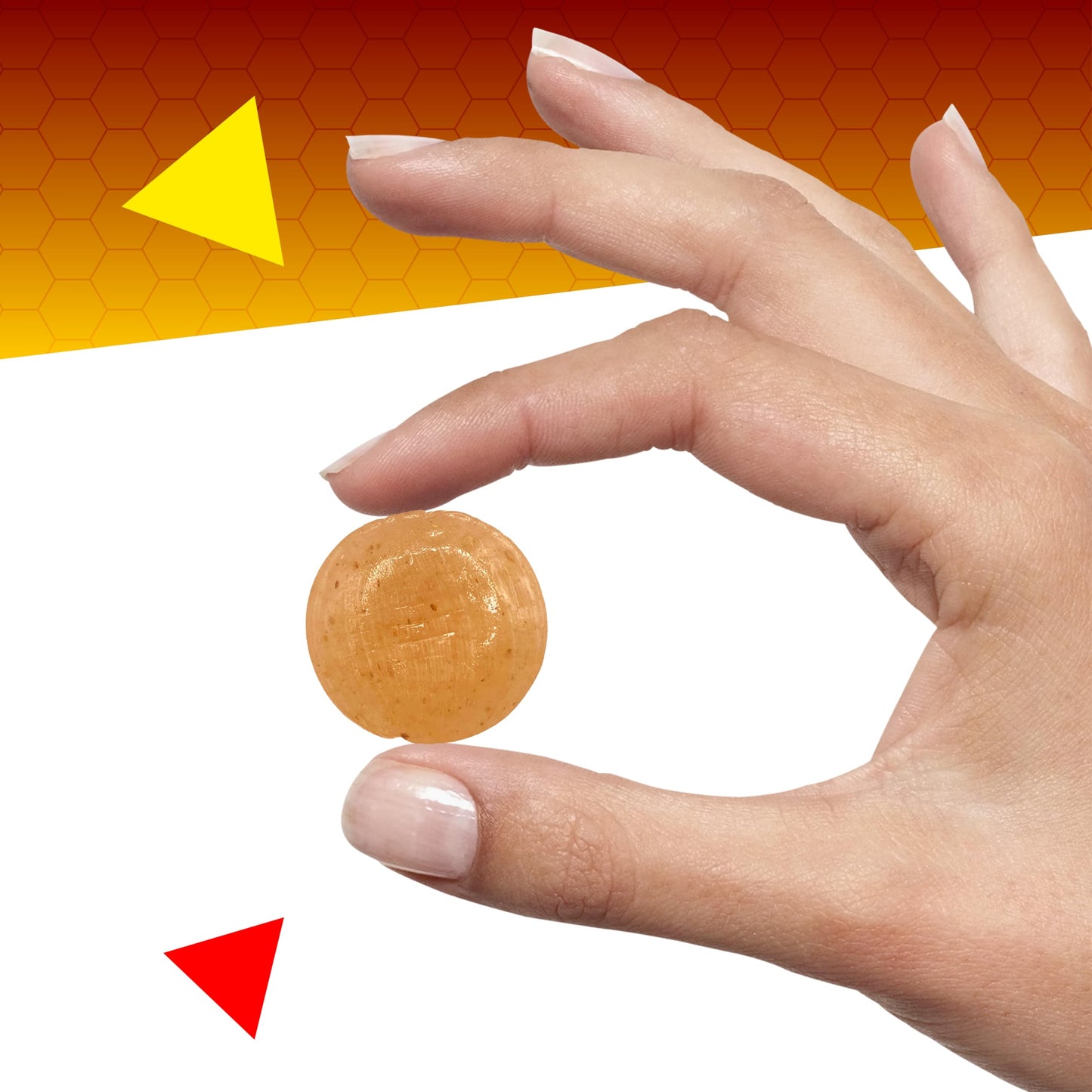 LAETAFOOD Honey and Ginger Hard Candy - 1 Pound Bag (Approx. 100 Count) - Individually Wrapped Sweet Treats