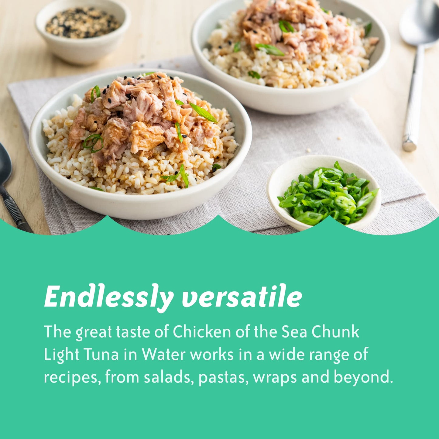 Chicken Of The Sea Chunk Light Tuna In Water, Wild Caught Tuna, 5-Ounce Can (Pack Of 48)