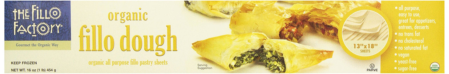 The Fillo Factory, Organic Fillo Dough, 16 Ounce