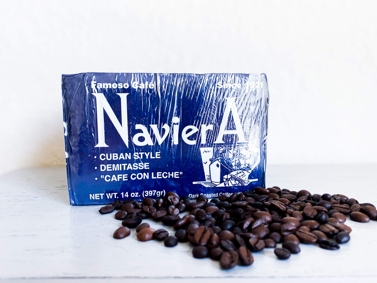 Naviera Cuban Style Dark Roasted Coffee (1 Pack (14 Oz))