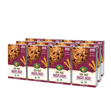 Nature s Path Organic Flax Plus Raisin Bran Cereal, 14 oz (Pack of 12), Non-GMO