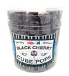 Hard Candy Cube Lollipop Suckers: Individually Wrapped Flavored Sucker Pack by Espeez - Old Fashioned Square Party Pops in Bulk - Black Cherry, 100 Count