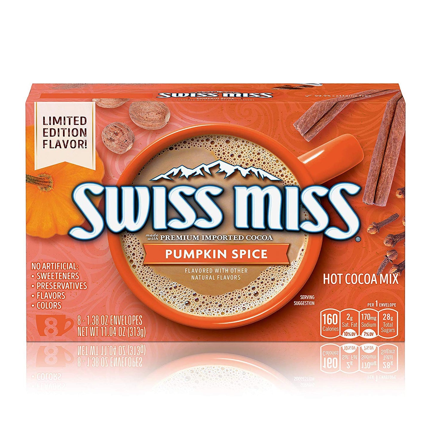 Swiss Miss Hot Cocoa Mix Pumpkin Spice 11.04 Ounce