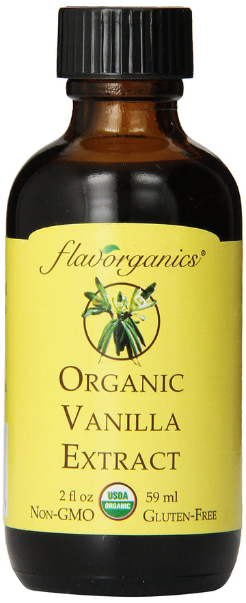Flavorganics Organic Vanilla Extract, 2 Ounce Bottle