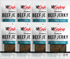 Enjoy Beef Jerky Old Fashion Peppered, All Natural, 8oz (Pack of 8)