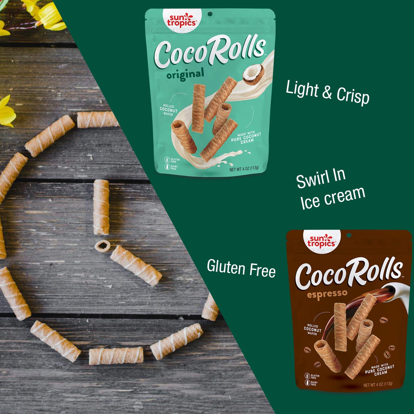 Sun Tropics CocoRolls Espresso