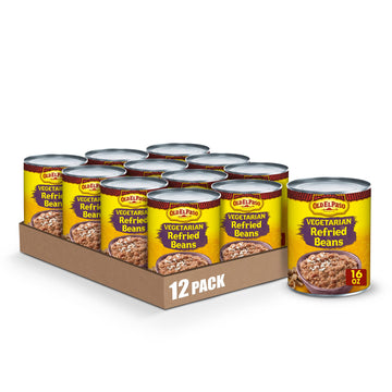 Old El Paso Vegetarian Refried Beans, 16 Oz. (Pack Of 12)