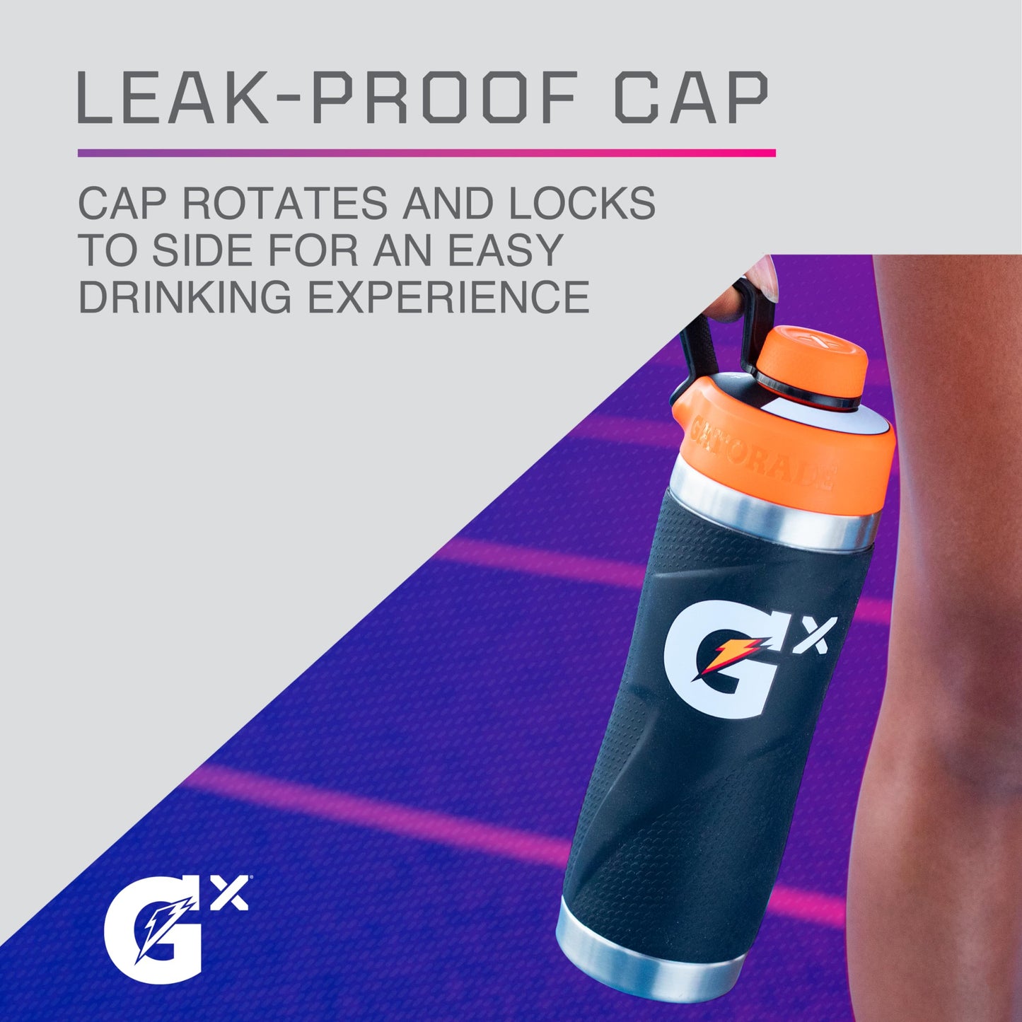 Gatorade Gx Stainless Steel Bottle, 32Oz