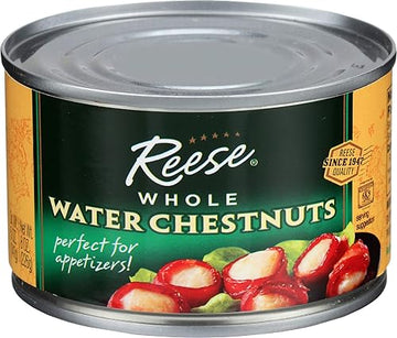 Reese Water Chestnuts - Whole - Case Of 24 - 8 Oz