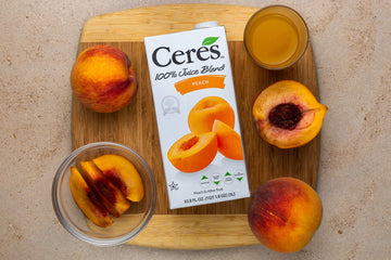 Ceres 100% All Natural Pure Fruit Juice Blend, Peach - Gluten Free, Rich In Vitamin C, No Added Sugar Or Preservatives, Choleste