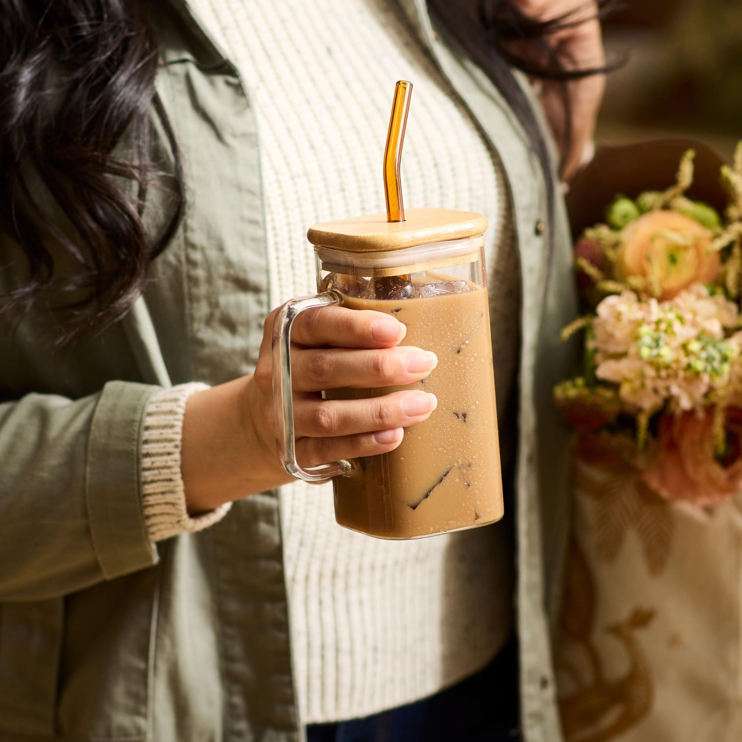 Folgers Buttery Caramel Flavored Instant Latte, 4 Single Serve Packets (Pack Of 8)