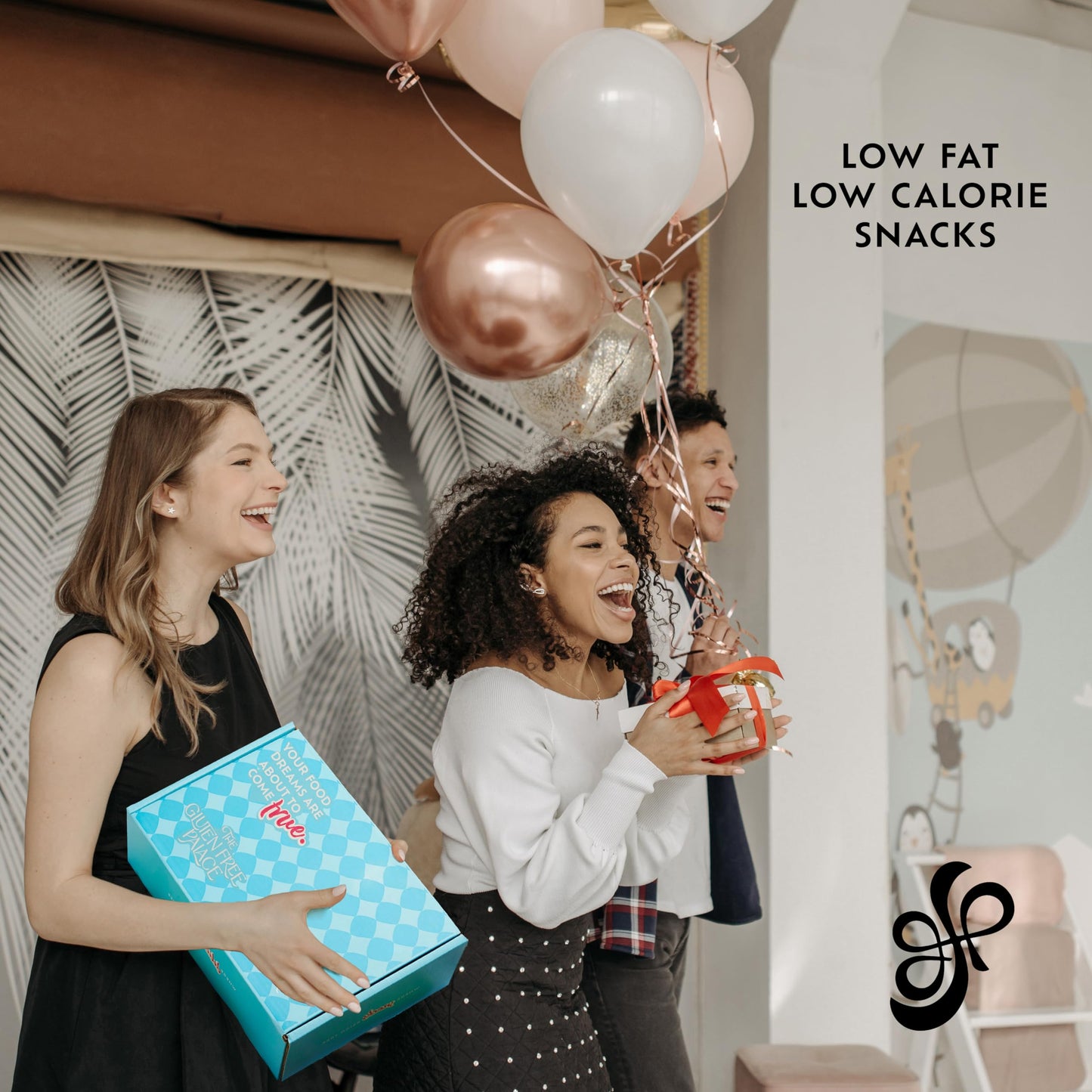 GLUTEN FREE PALACE 100 Calorie Snacks Variety Pack - Vegan Protein Bars & Nuts - 40 Count