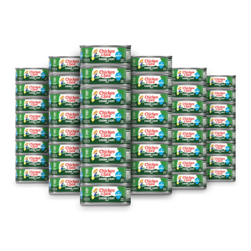 Chicken of the Sea Wild Caught Chunk Light Tuna, 5 Ounce Cans, 48-Count - High Protein 100% Classic Chunk Tuna in Water - Delici