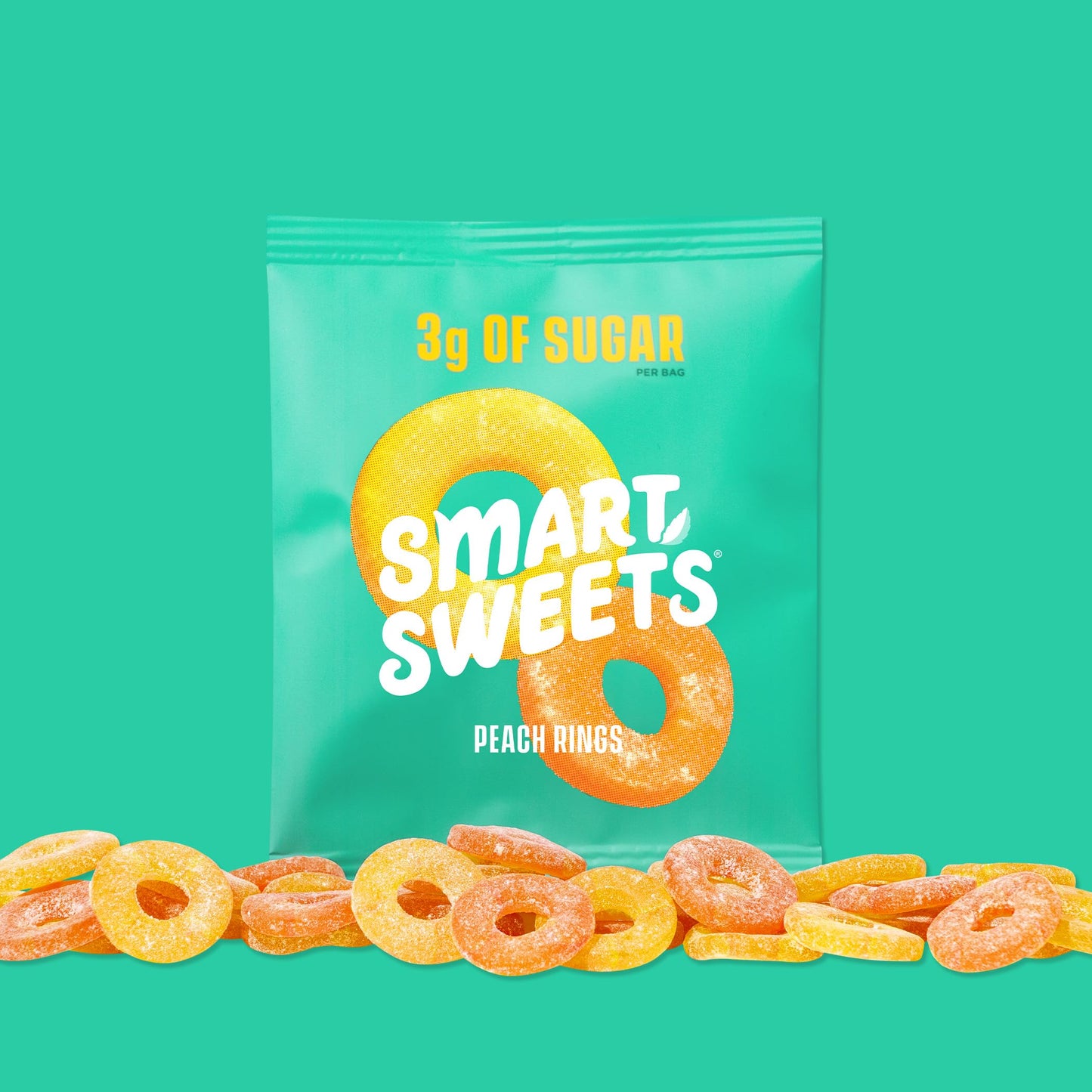 SmartSweets SMART SWEETS Peach Rings, 1.8 OZ
