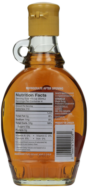 Shady Maple Farms, Grade A Maple Syrup, 8 Oz