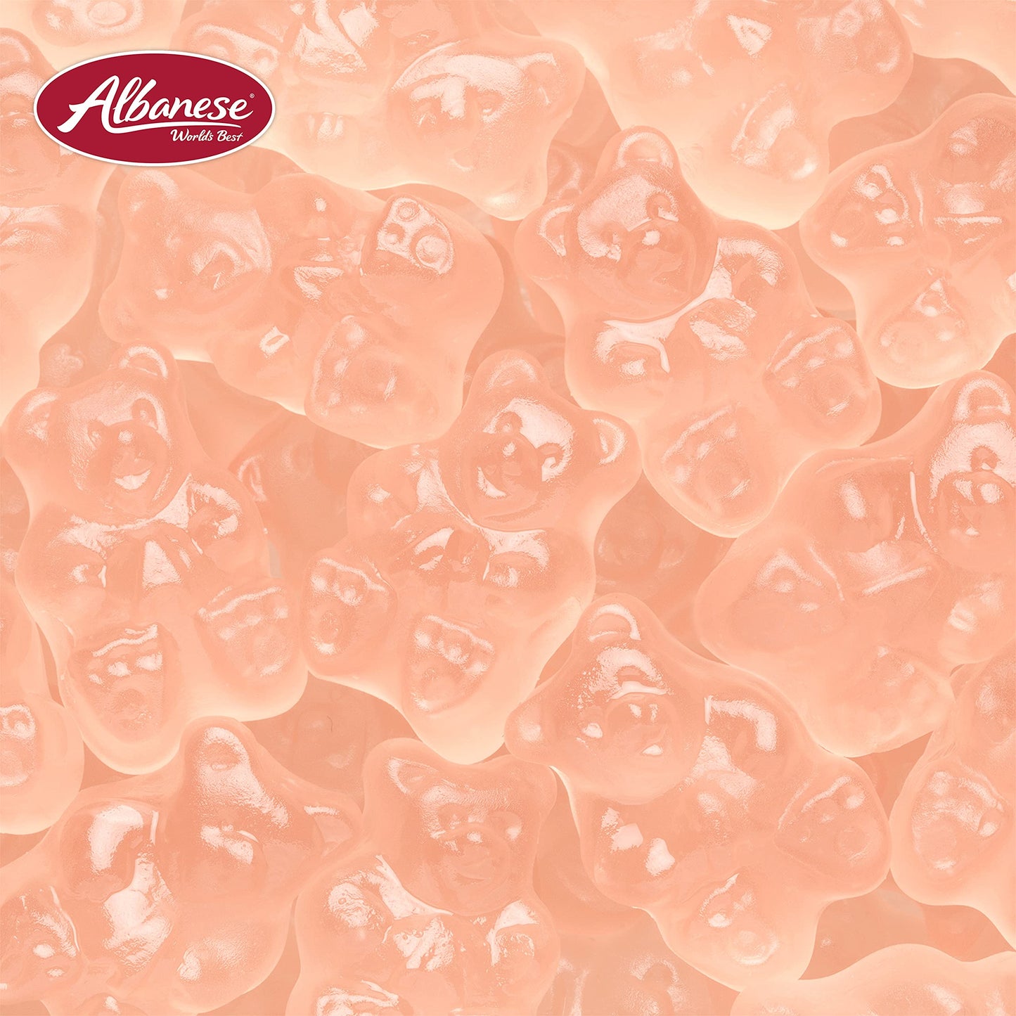 Albanese Gummi Bears, Pink G fruit Flavor, 5 Pound Bag, Pink