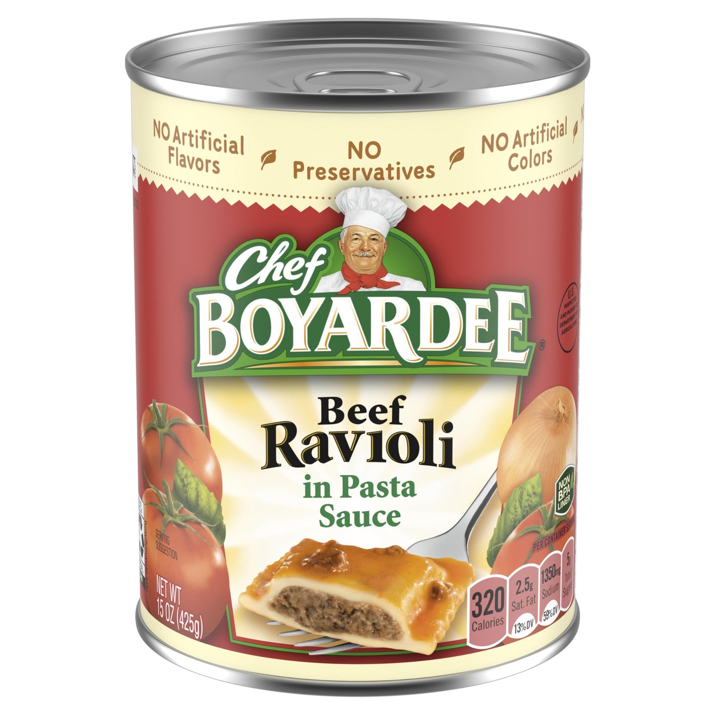 Chef Boyardee Beef Ravioli, 15 oz, 24 Pack