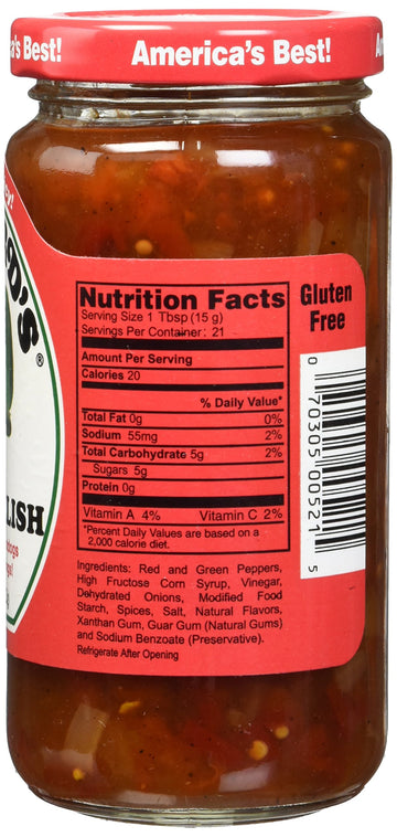 Relish Hot Pepper 11 Ounces (Case Of 6)