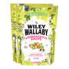 Wiley Wallaby 6 Ounce Sourrageous Drops Mix Of Watermelon, Green Apple And Lemon Soft & Chewy Licorice With A Candy Shell, 2 Pac