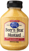 Silver Spring Mustard, Beer & Brat, 9.5 Ounce, Pack of 1, Model 00153961
