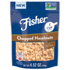 Fisher Chopped Hazelnuts, 4.52 oz Raw Shelled Unsalted Nuts for Cooking, Baking, or Snacking, Resealable Bag, Naturally Gluten F