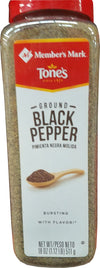 Members Mark Ground Black Pepper, 18 oz