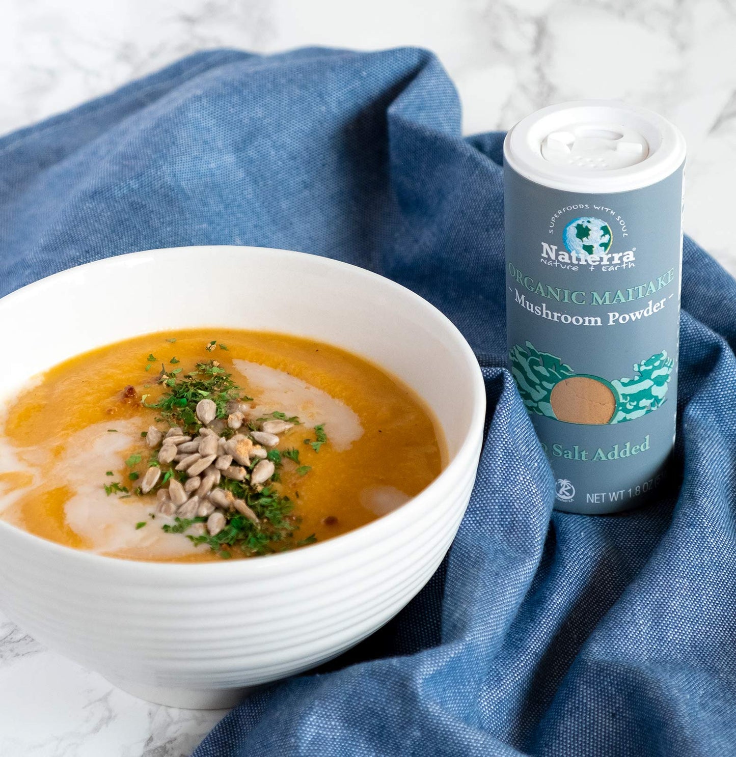 Natierra Organic Maitake Mushroom Powder 1.8 Oz