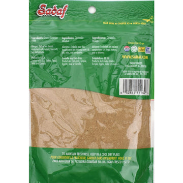 Sadaf Ground Coriander Seeds Powder - Mediterranean Cuisine - 4 Oz Resealable Bag - Kosher