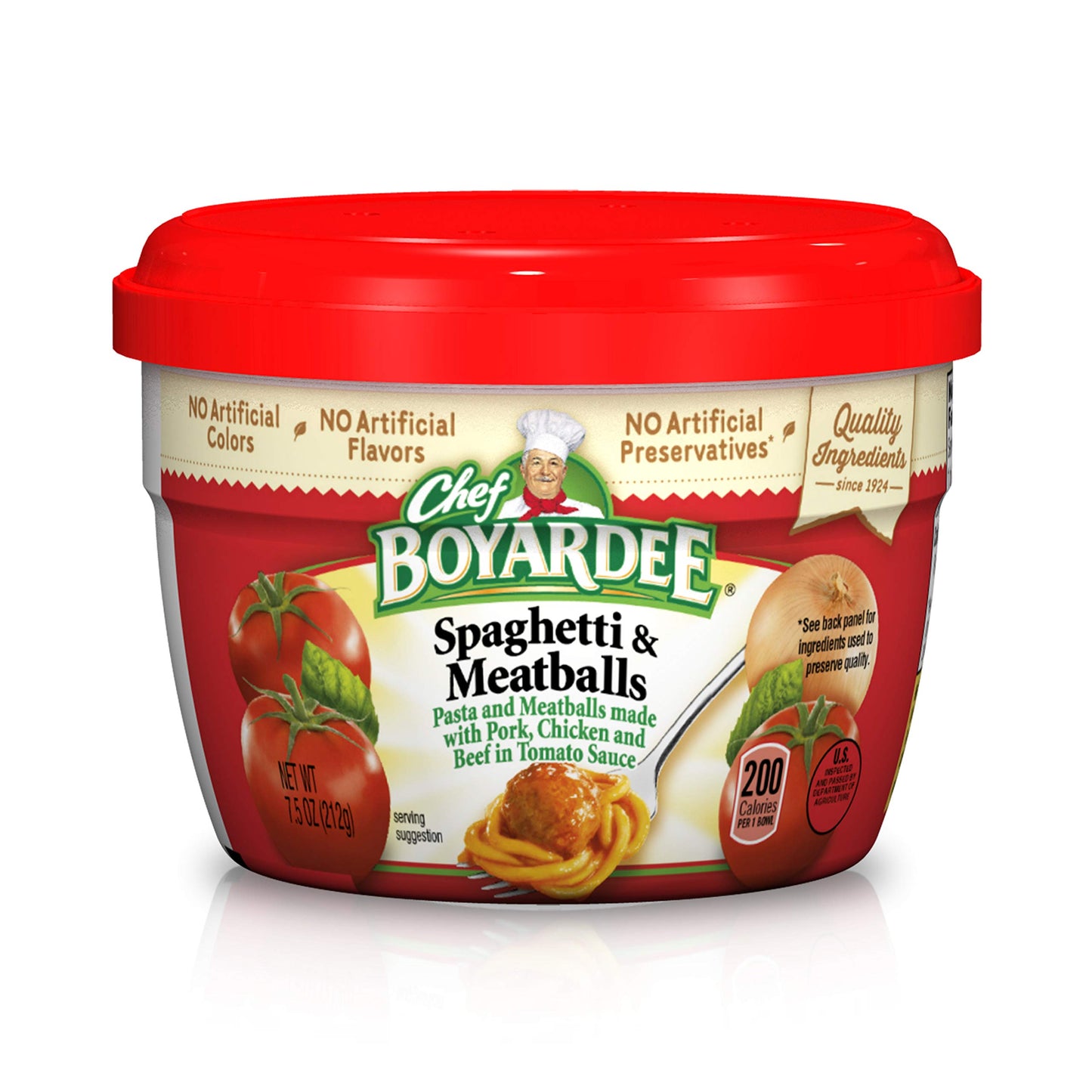 Chef Boyardee Spaghetti & Meatballs in Tomato Sauce, 7.5 Ounce