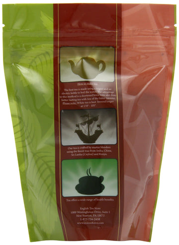 English Tea Store Loose Leaf, Irish Breakfast Tea Pouches, 4 Ounce