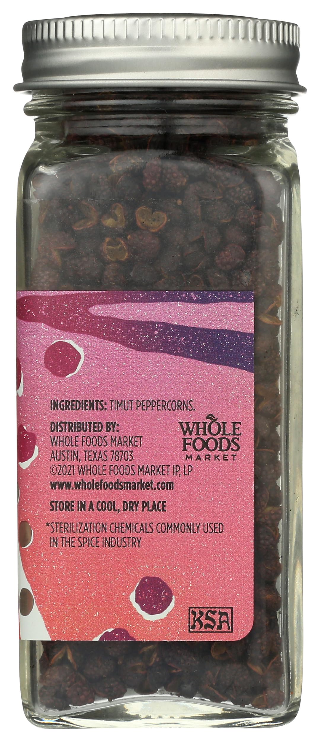 Whole Foods Market, Seasoning Timut Peppercorns, 0.99 Ounce