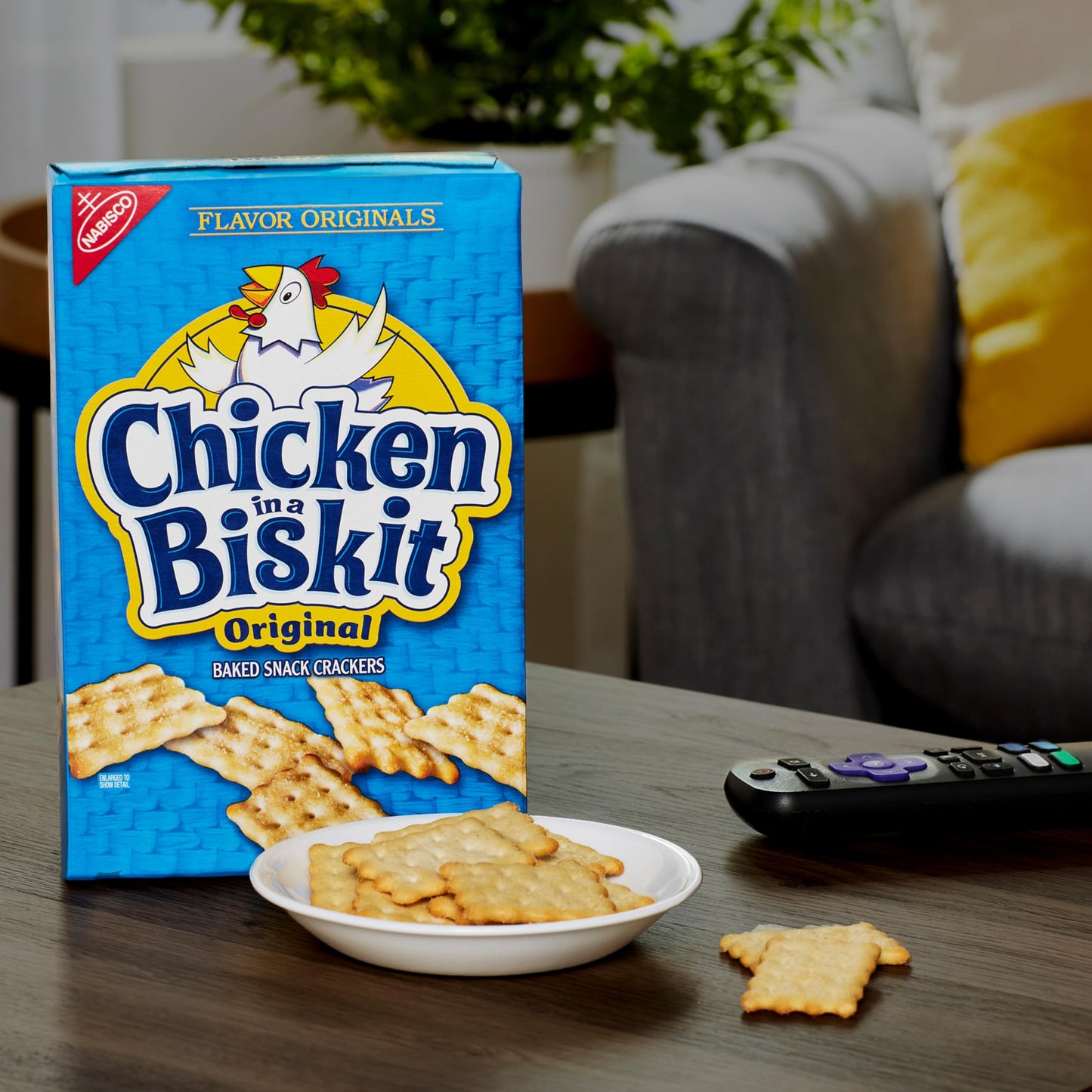 Chicken In A Biskit Original Baked Snack Crackers, 6 - 7.5 Oz Boxes