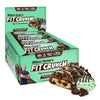 Fitcrunch Full Size Protein Bars, 6-Layer Baked Bar, 7G Of Sugar, Gluten Free & Soft Cake Core (12 Bars, Mint Chocolate Chip)