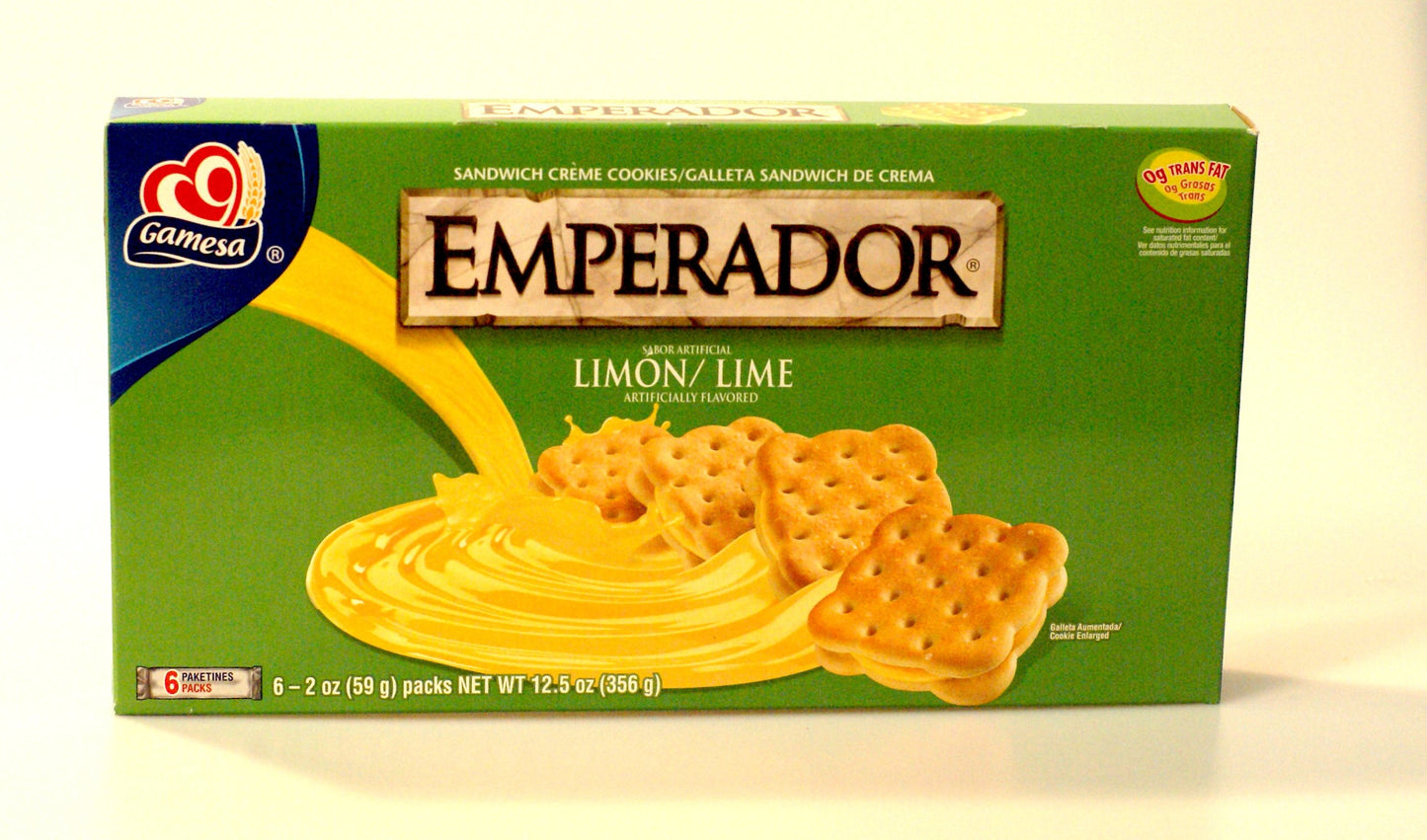 Gamesa, Cookie Piruetas Lemon, 12.5 Oz, (Pack Of 12)