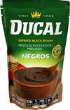 Ducal Refried Black Beans Pouch, 14.1 Ounce (Pack of 18) - Instant Vegetarian Refried Black Beans, Non-GMO And Gluten-Free - Exc