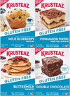 Krusteaz Gluten Free Mix Variety Pack: Blueberry Muffin, Cinnamon Crumb Cake, Double Chocolate Brownie And Pancake Mix (Bundle Of 4)