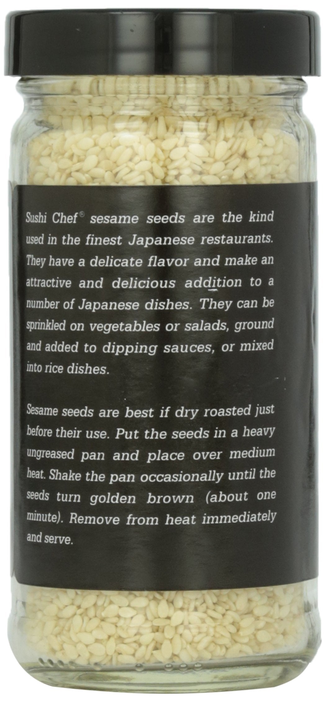 Sushi Chef White Sesame Seeds, 3.75 Oz