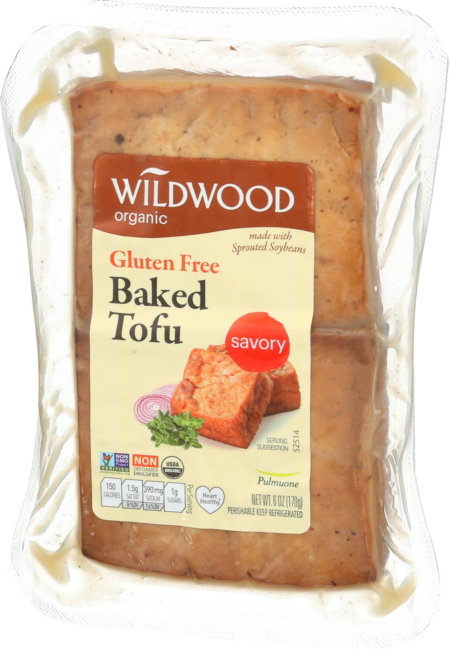 Wildwood, Savory Baked Tofu, 7 Oz