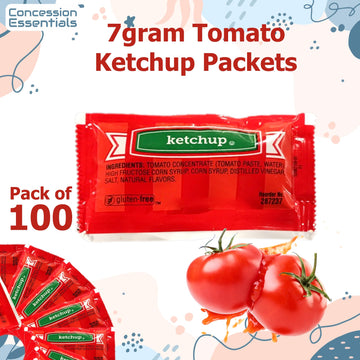 Choice Ketchup, Packets, 7 Gm, 100/Case. (Ceketchuppacks-100Ct) (Packaging May Vary)